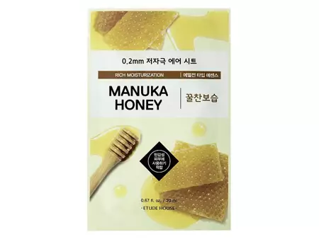 Etude House - 0.2mm Therapy Air Mask - Manuka Honey - Maske mit Manuka-Honig-Extrakt - 20ml