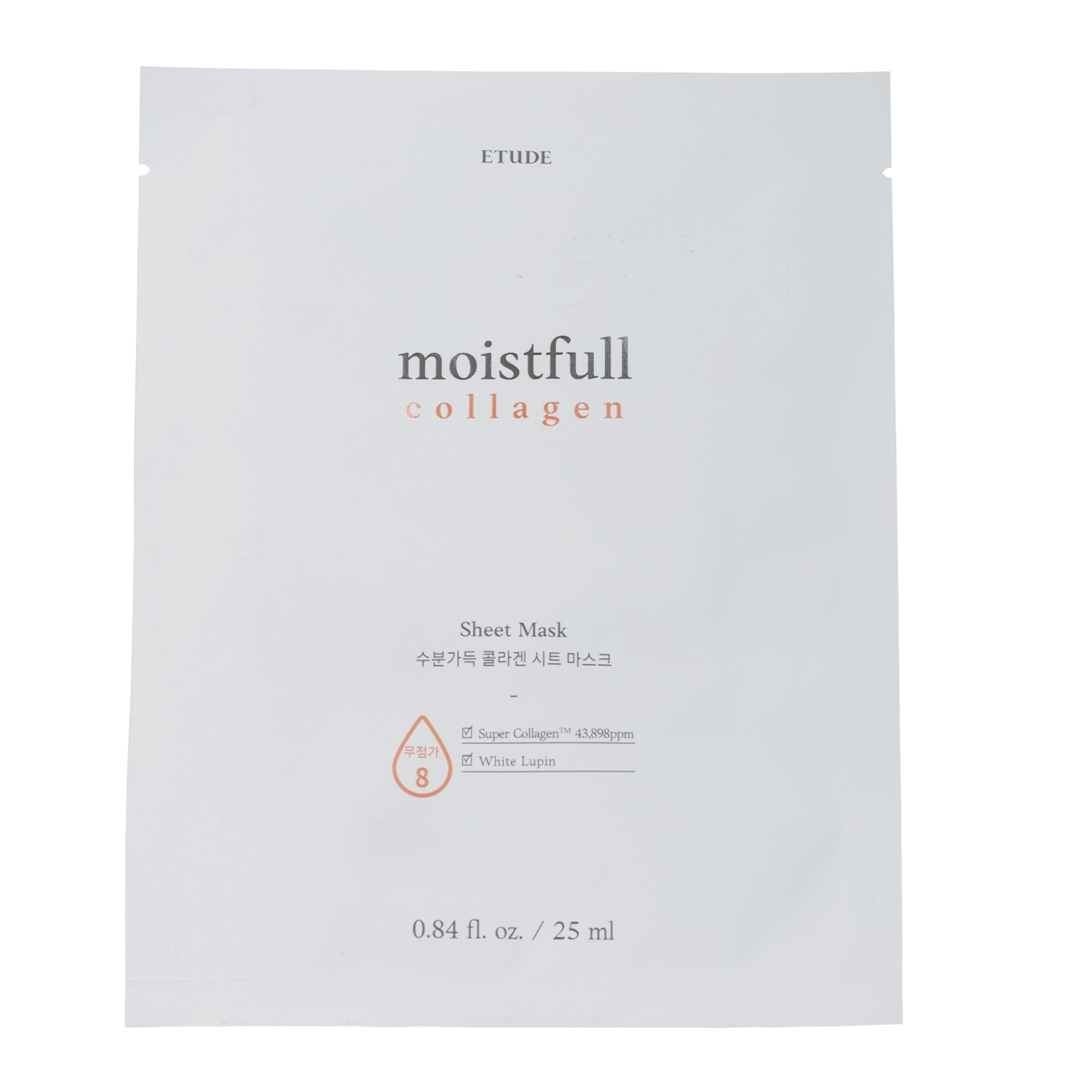 Etude House - Moistfull Collagen Sheet Mask - Straffende Kollagen Tuchmaske - 25ml