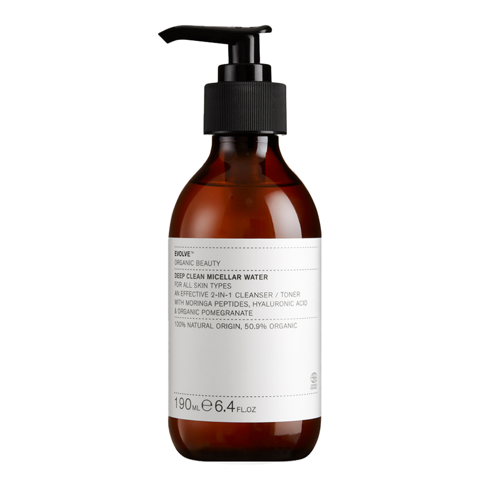 Evolve Organic Beauty - Deep Clean Micellar Water - Biologisches feuchtigkeitsspendendes Micellarwasser - 190ml