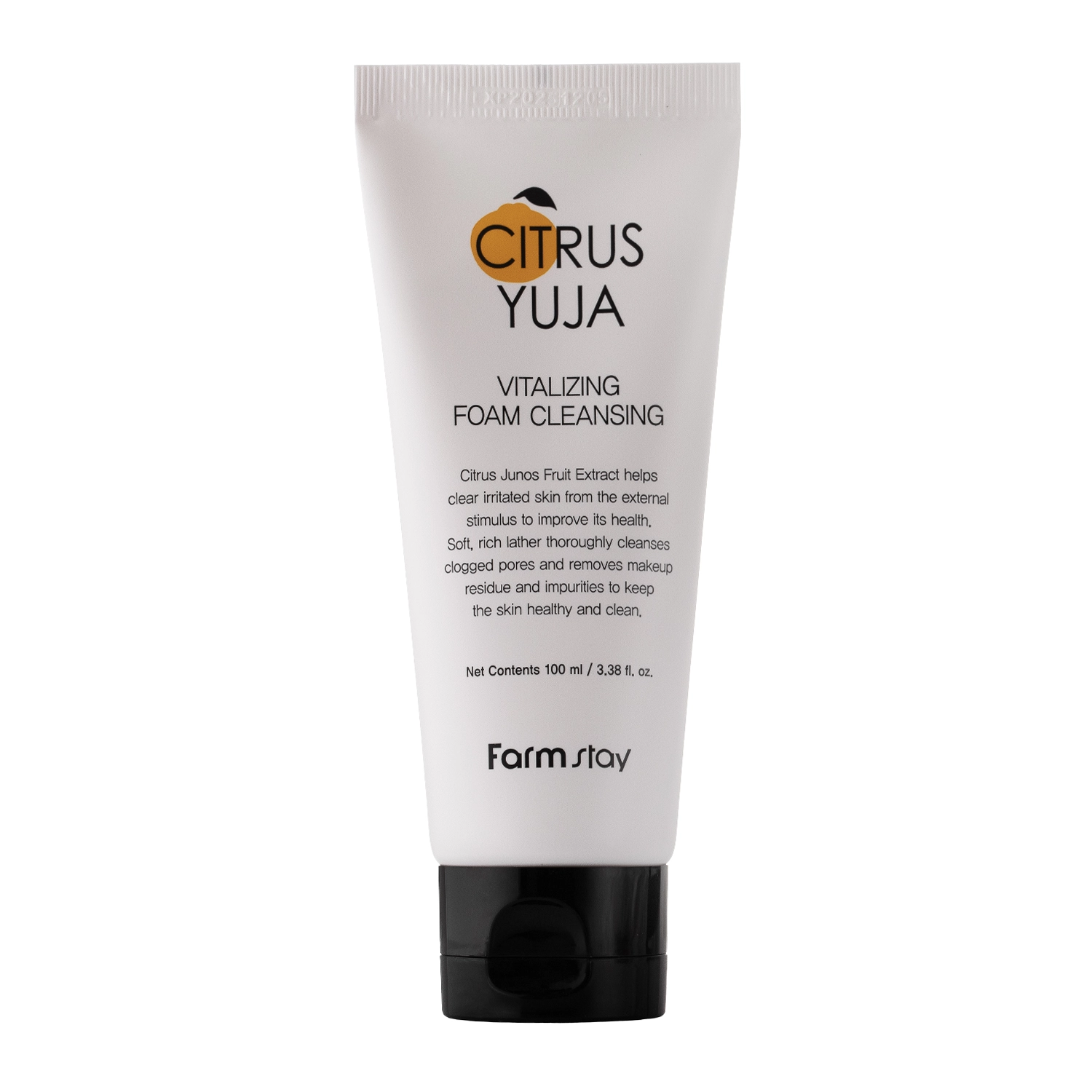 Farmstay - Citrus Yuja Vitalizing Foam Cleansing - Gesichtsreinigungsschaum mit Yuzu-Frucht-Extrakt - 100ml