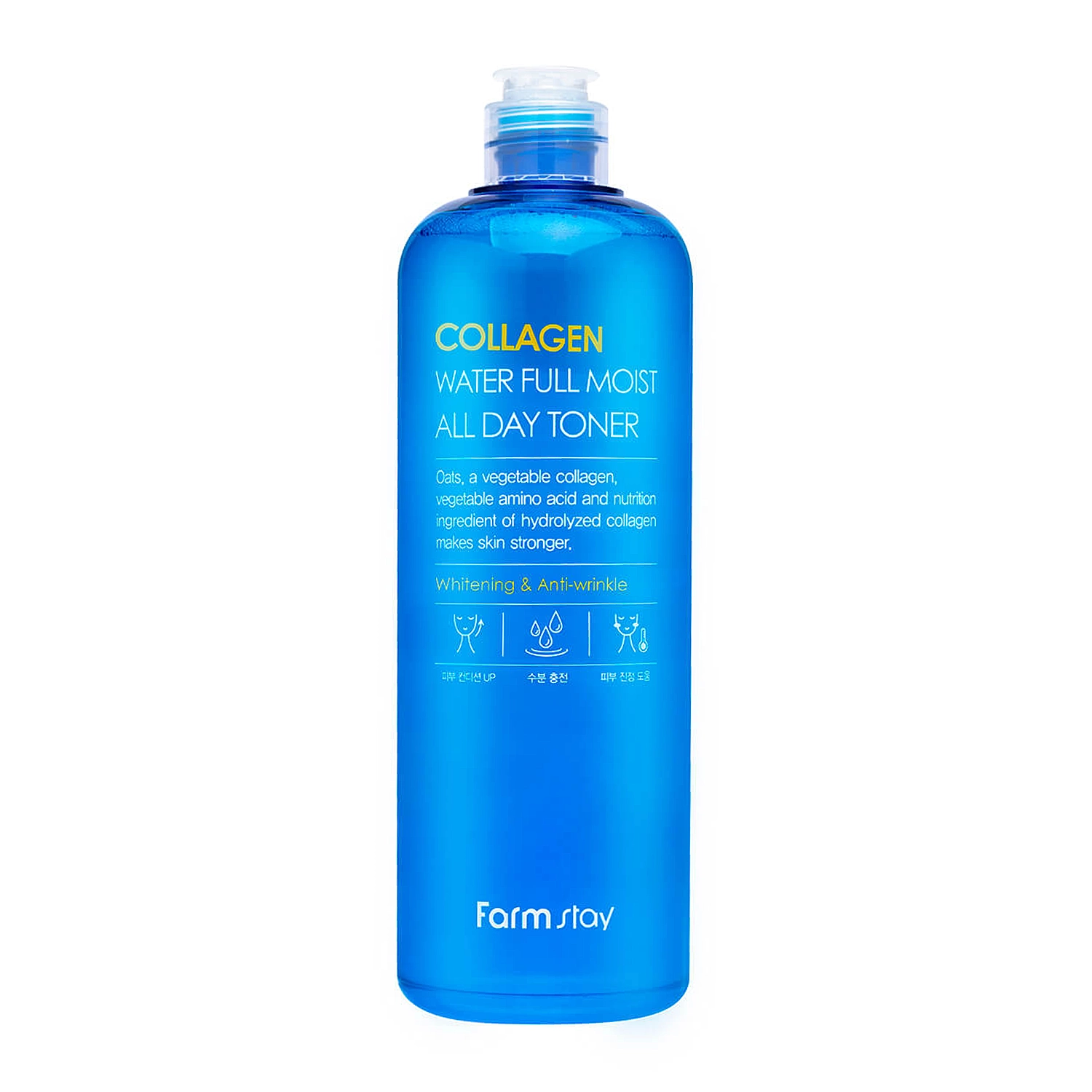 Farmstay - Collagen Water Full Moist Toner - feuchtigkeitsspendendes Gesichtswasser mit Collagen - 500ml