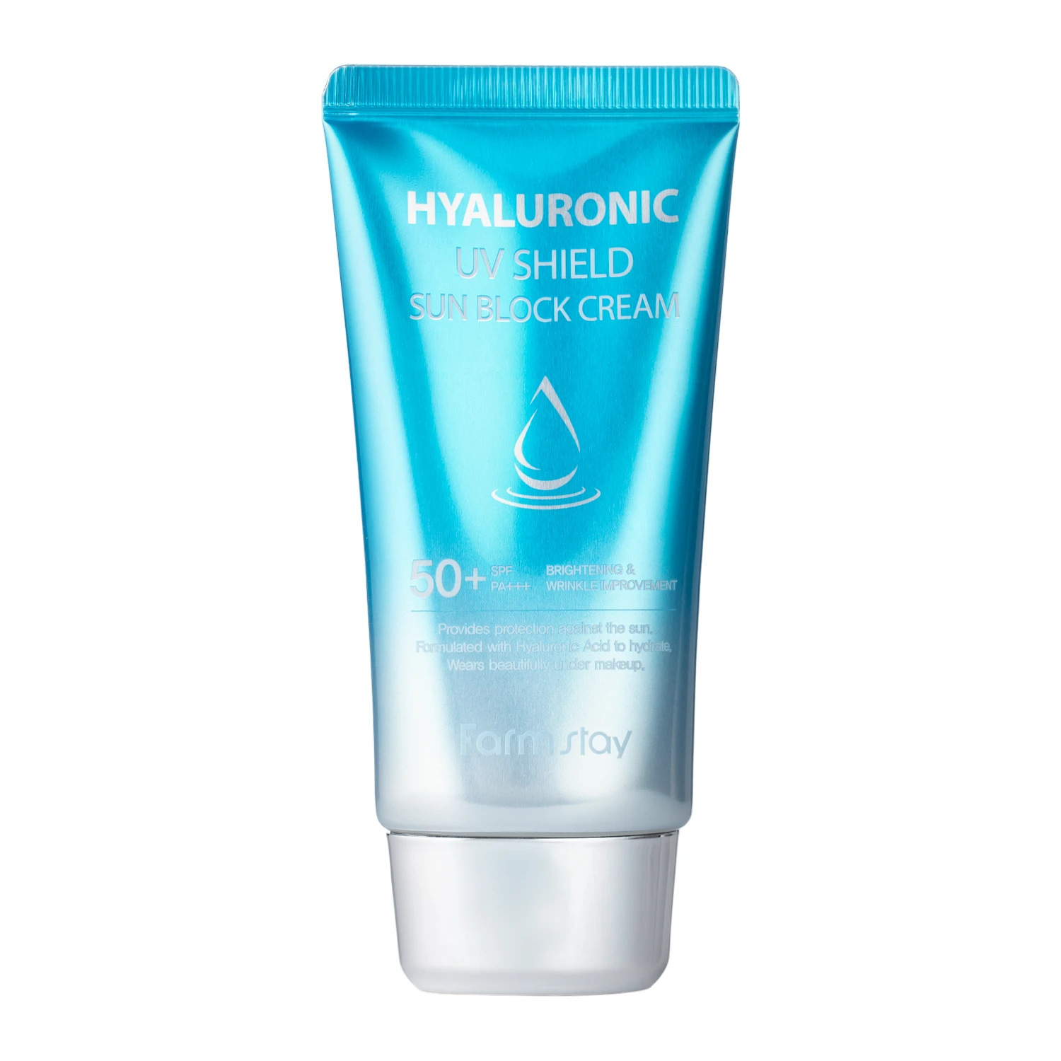 Farmstay - Hyaluronic UV Shield Sun Block Cream - Feuchtigkeitsspendende Gesichtscreme mit Filter - 70g