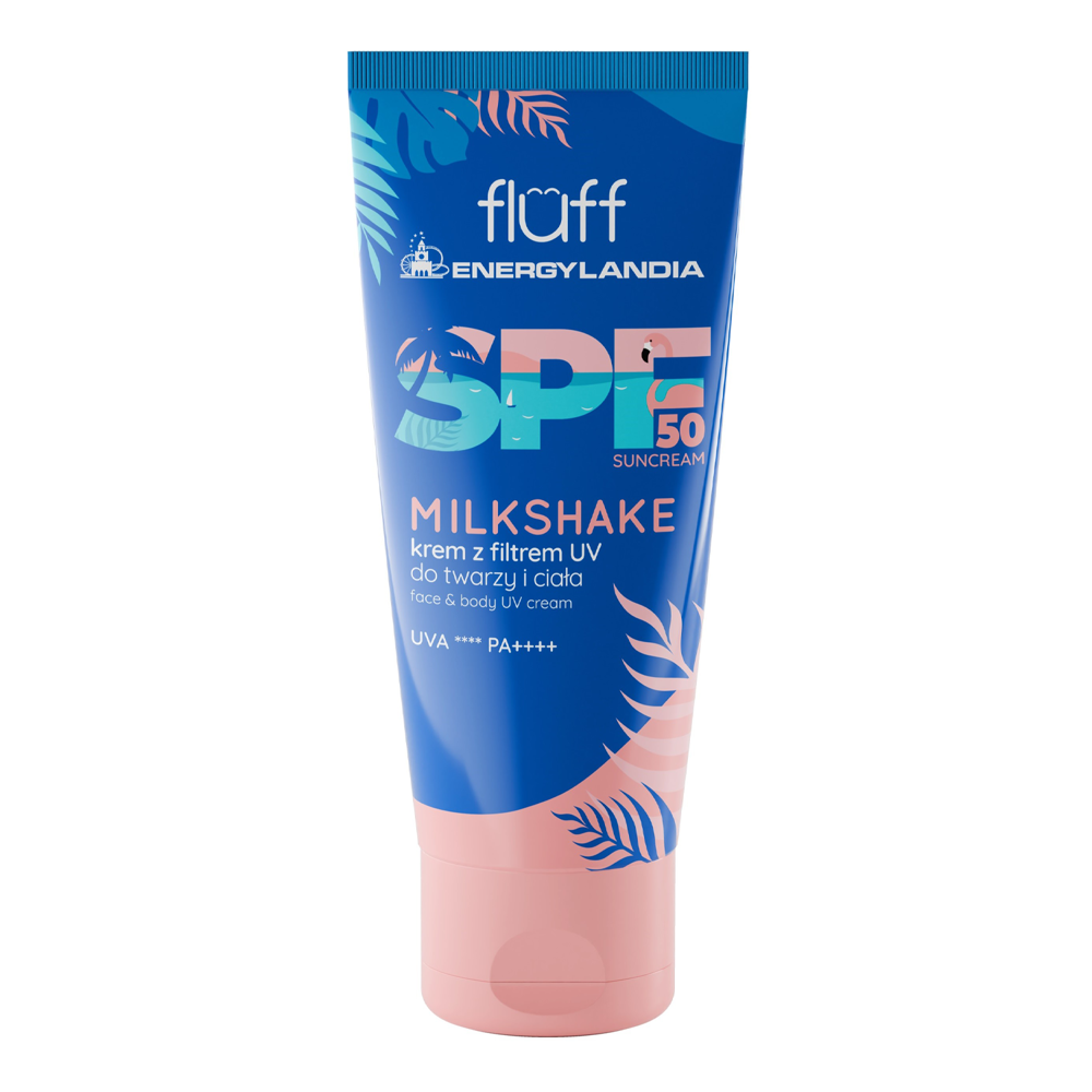 Fluff - Milkshake - UV-Filter-Creme für Gesicht und Körper LSF50 - 100ml