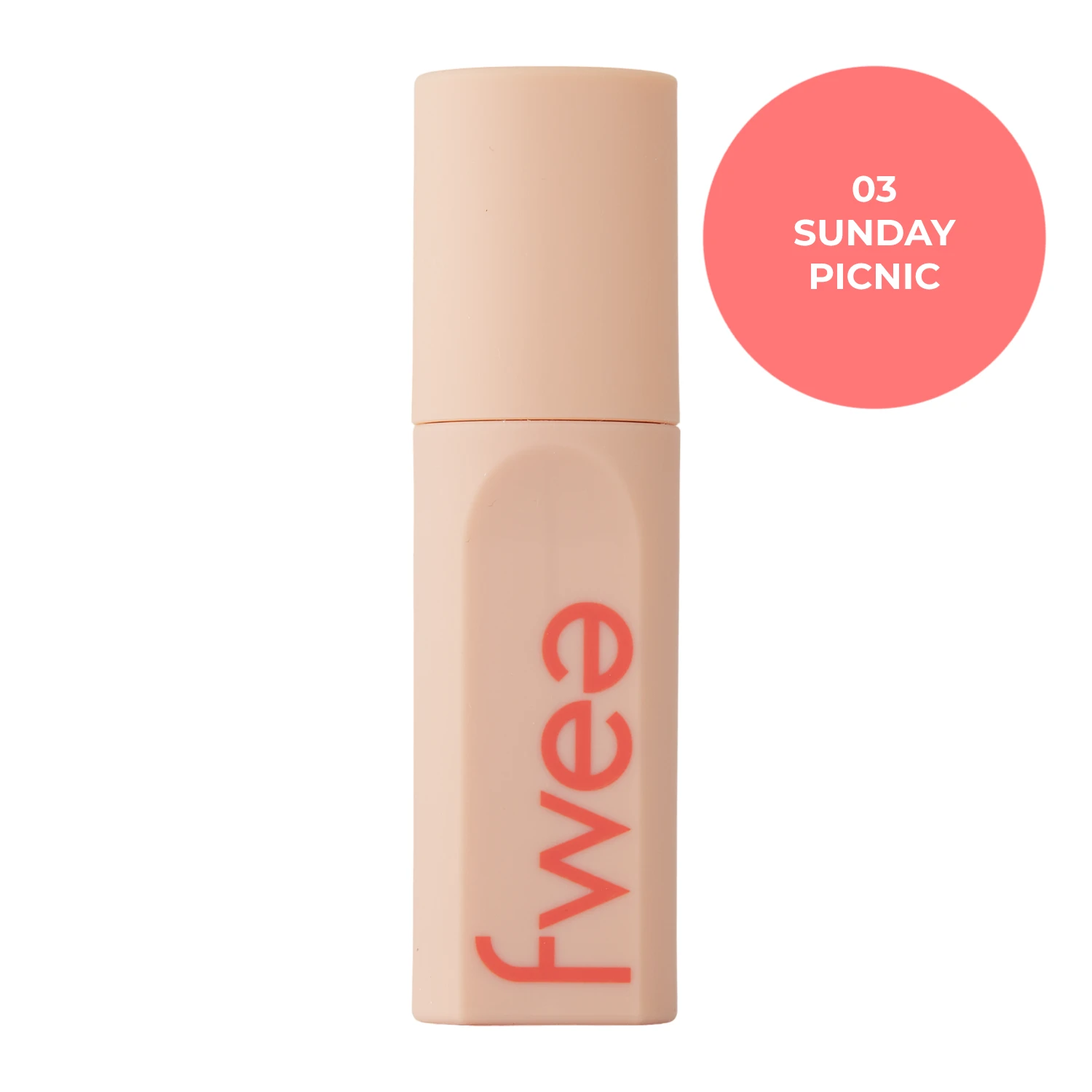 Fwee - Tint Suede - Samter Lip Tint - 03 Sunday Picnic - 5g