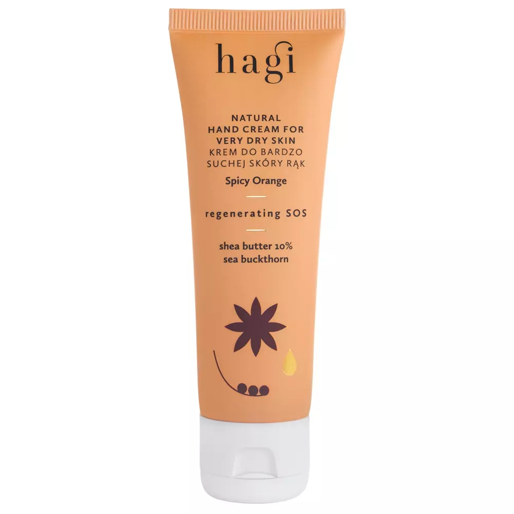 Hagi - Natural Hand Cream for Very Dry Skin - Würzige Orange - 50ml