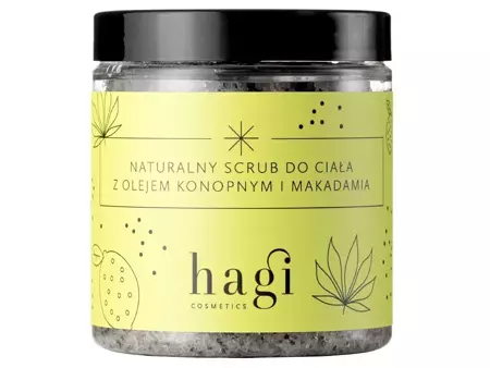 Hagi - Natürliches Körperpeeling mit Hanf- und Macadamia-Öl - 300g 