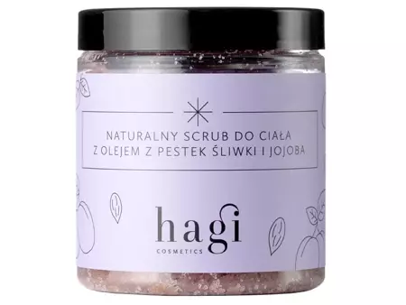 Hagi - Natürliches Körperpeeling mit Pflaumenkernöl und Jojobaöl- 300g  