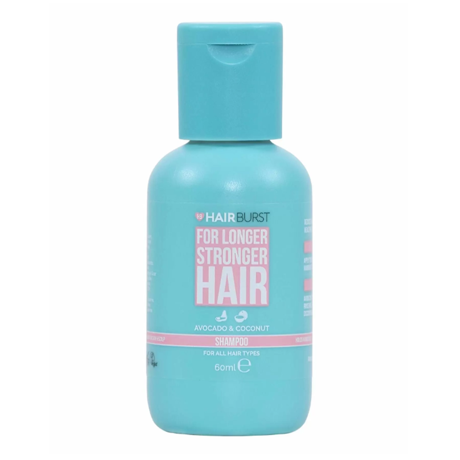 Hairburst -  Longer Stronger Hair Shampoo - Feuchtigkeitsspendendes Haarshampoo - Mini - 60ml