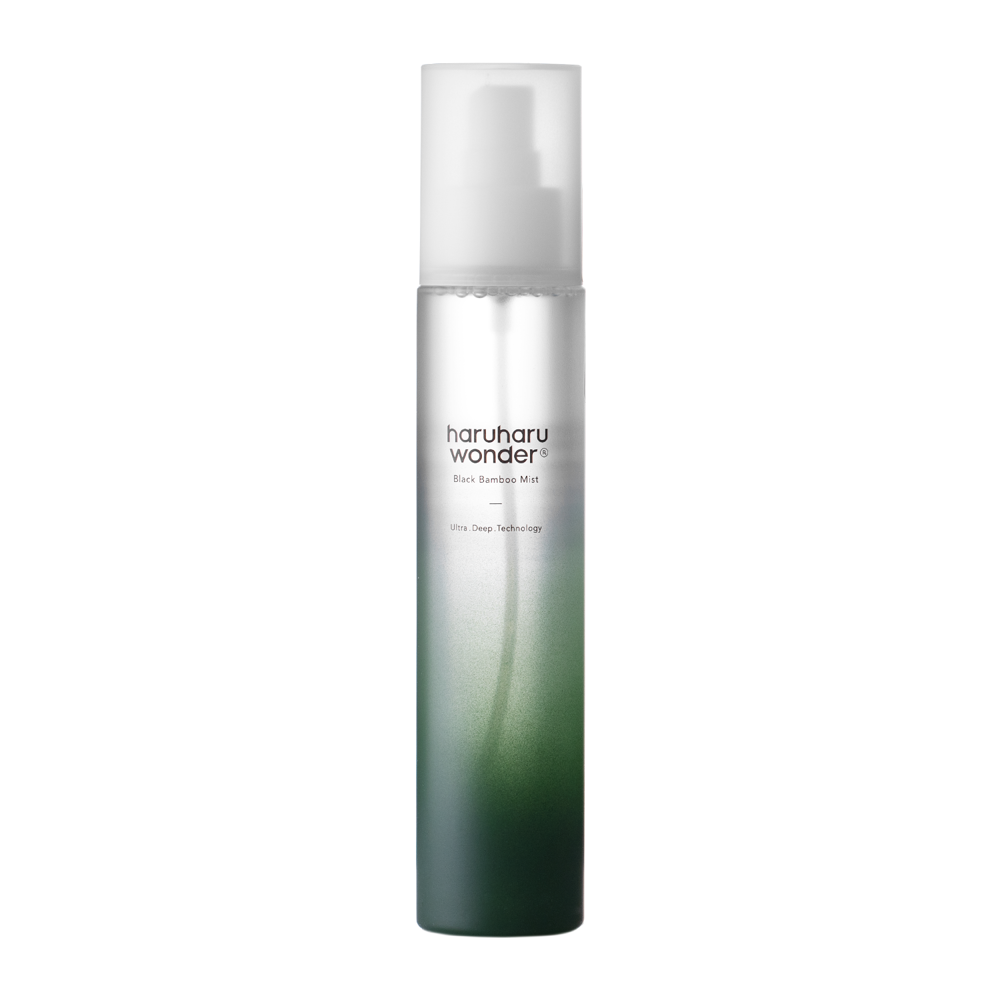 Haruharu Wonder - Black Bamboo Mist - Feuchtigkeitsspendender Gesichtsnebel mit Bambusblattextrakt - 150ml