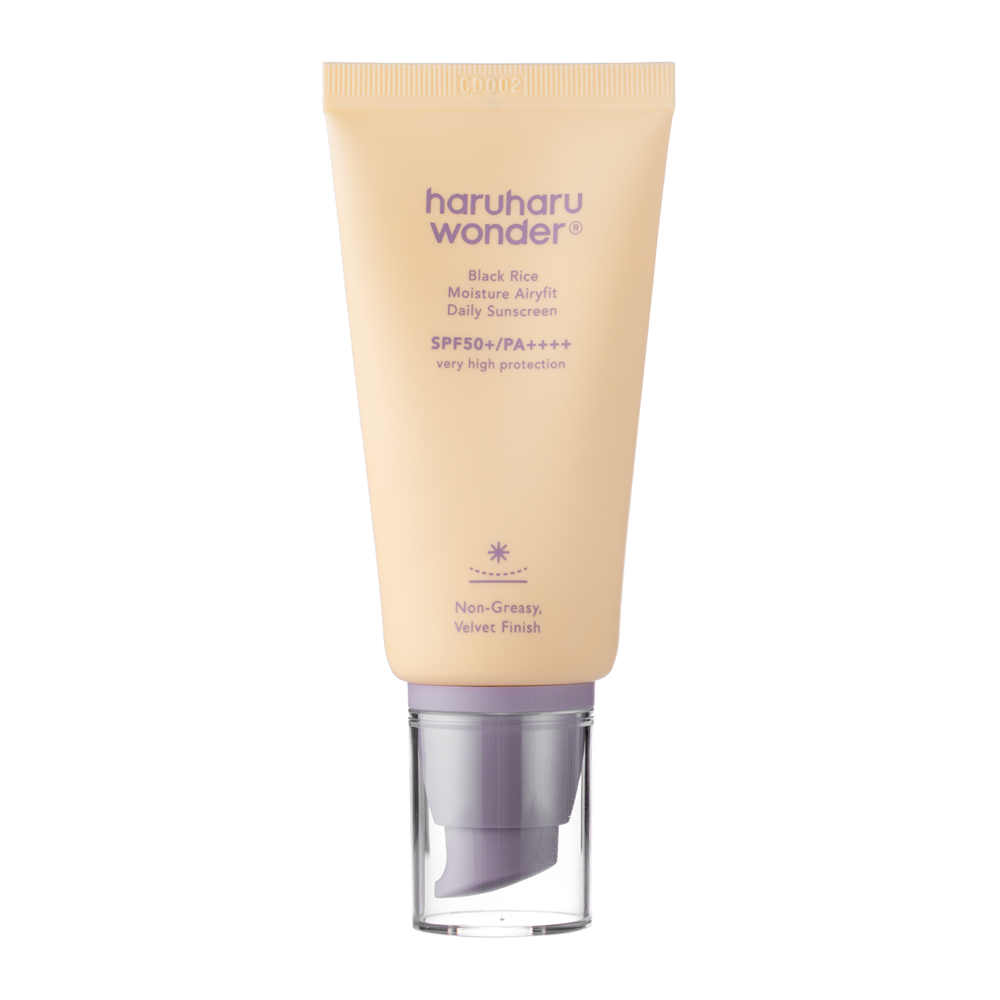 Haruharu Wonder - Black Rice Moisture Airyfit Daily Sunscreen SPF50+/PA++++ - Feuchtigkeitsspendende Sonnenschutzcreme - 50ml