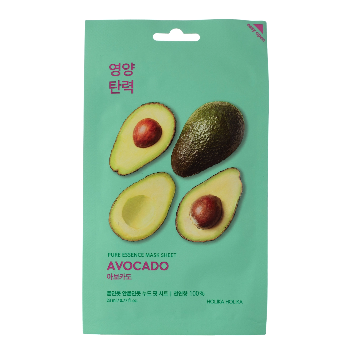 Holika Holika - Reine Essenz Mask Sheet - Avocado - Avocado-Extrakt Tuchmaske - 23ml