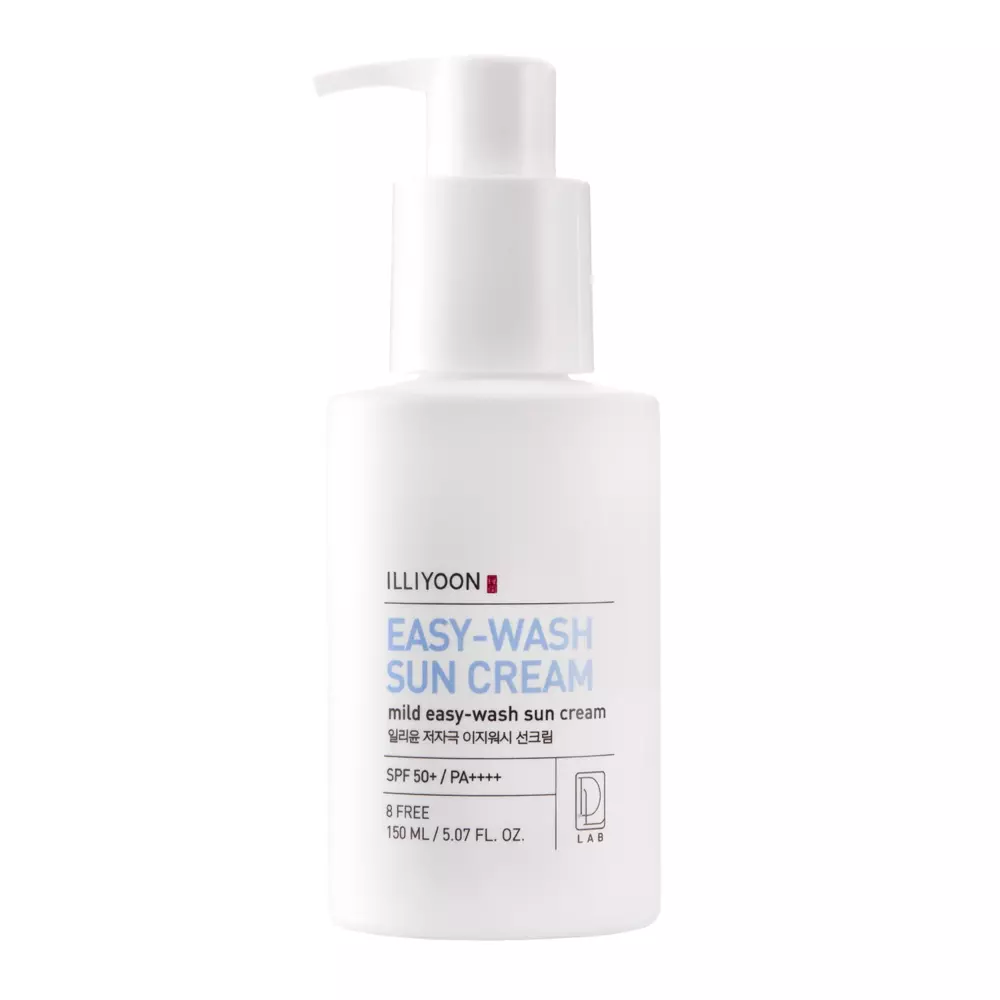 Illiyoon - Mild Easy-Wash Sun Cream 150ml SPF 50+/PA++++ - Feuchtigkeitsspendende Filtercreme - 150ml