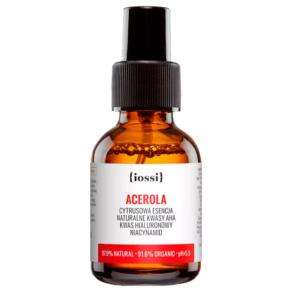 Iossi - Acerola - Zitrusessenz mit AHA-Säuren, Hyaluronsäure und Niacinamid - 50ml