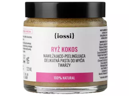 Iossi - Reis & Kokosnuss - Feuchtigkeitsspendende und peelende sanfte Gesichtspaste - 120ml