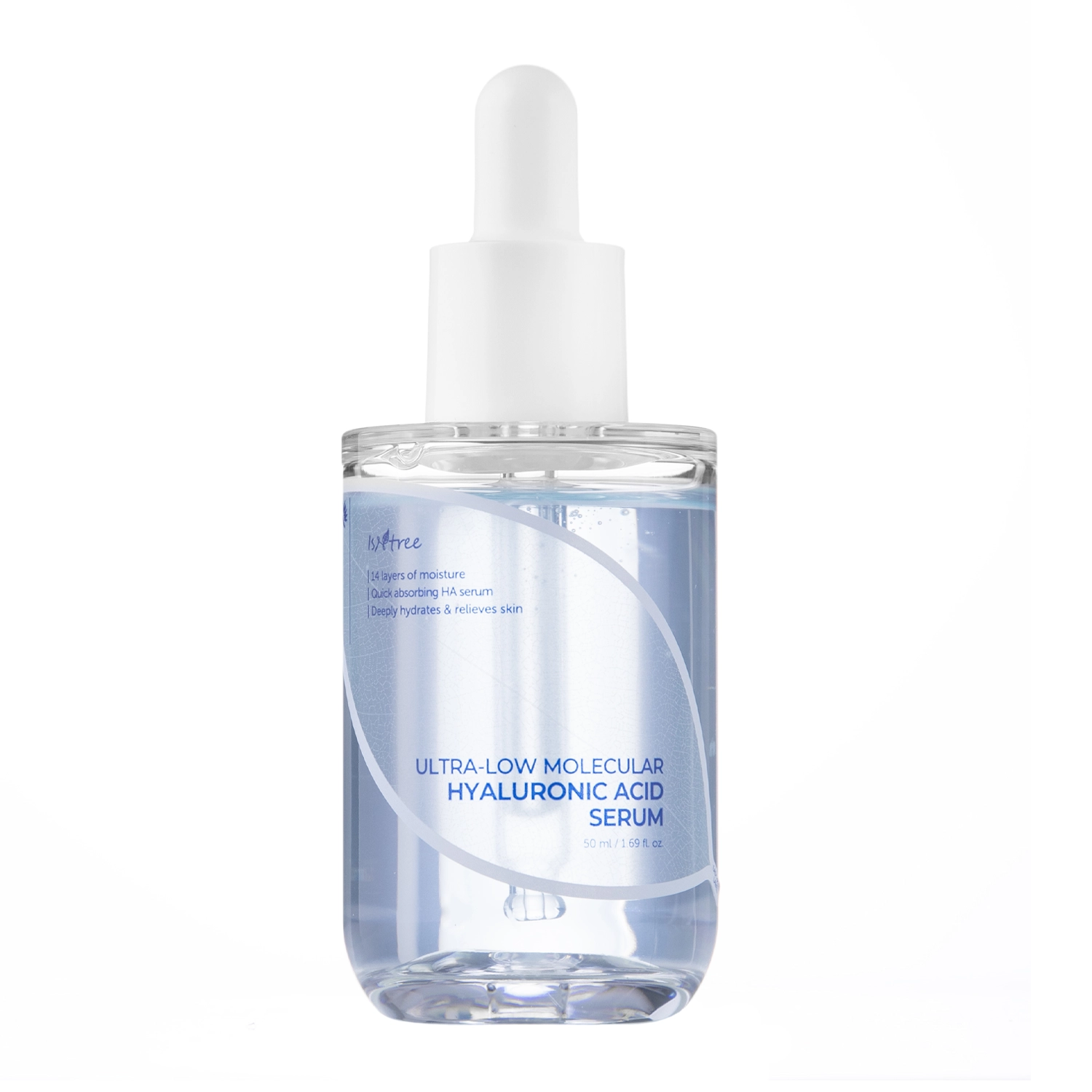 Isntree - Ultra - Low Molecular Hyaluronic Acid Serum - Feuchtigkeitsspendendes Gesichtsserum mit Hyaluronsäure - 50ml