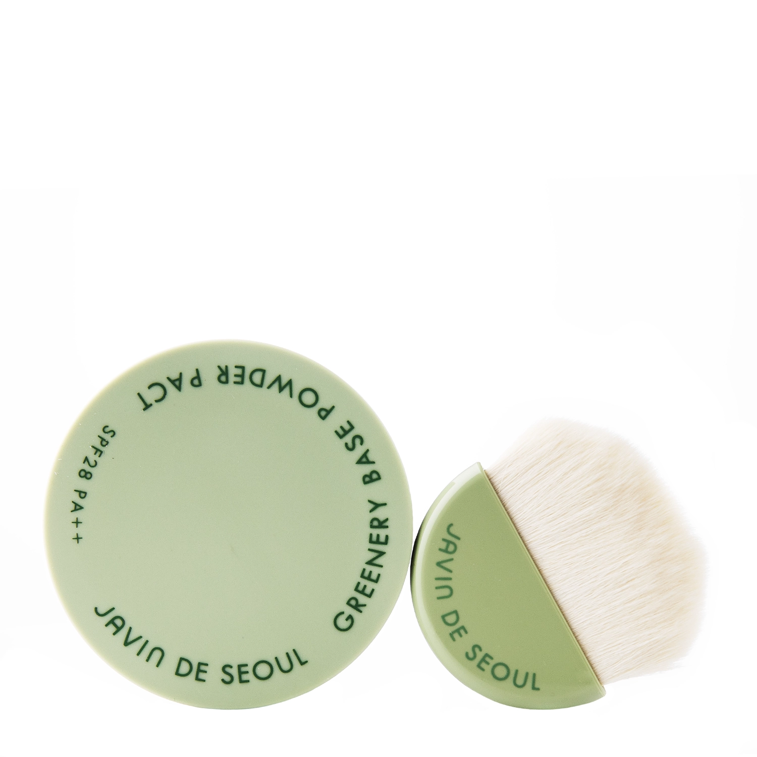 Javin De Seoul - Greenery Base Powder Pact - Fixierender Gesichtspuder - 01 Sebum White - 7.5g