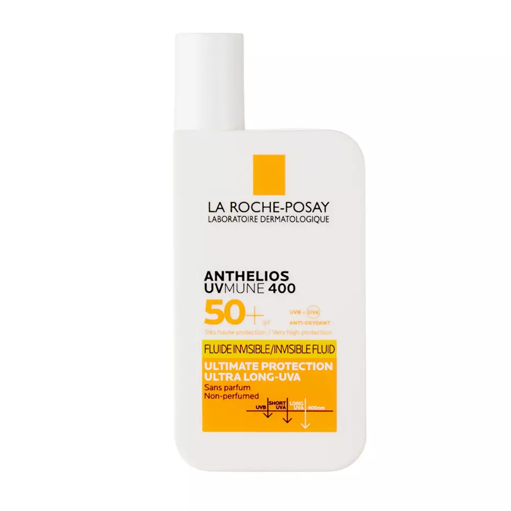 La Roche-Posay - Anthelios UV Mune 400 SPF50+ - Unsichtbares Schutzfluid - 50ml
