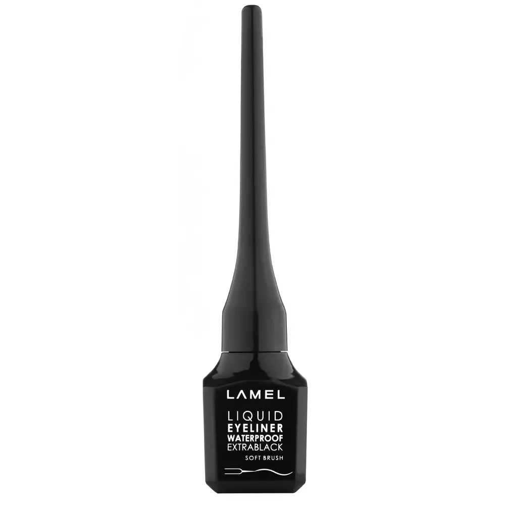 Lamel - Liquid Eyeliner Soft Brush - Eyeliner mit weichem Pinsel - 101 - 3,5ml