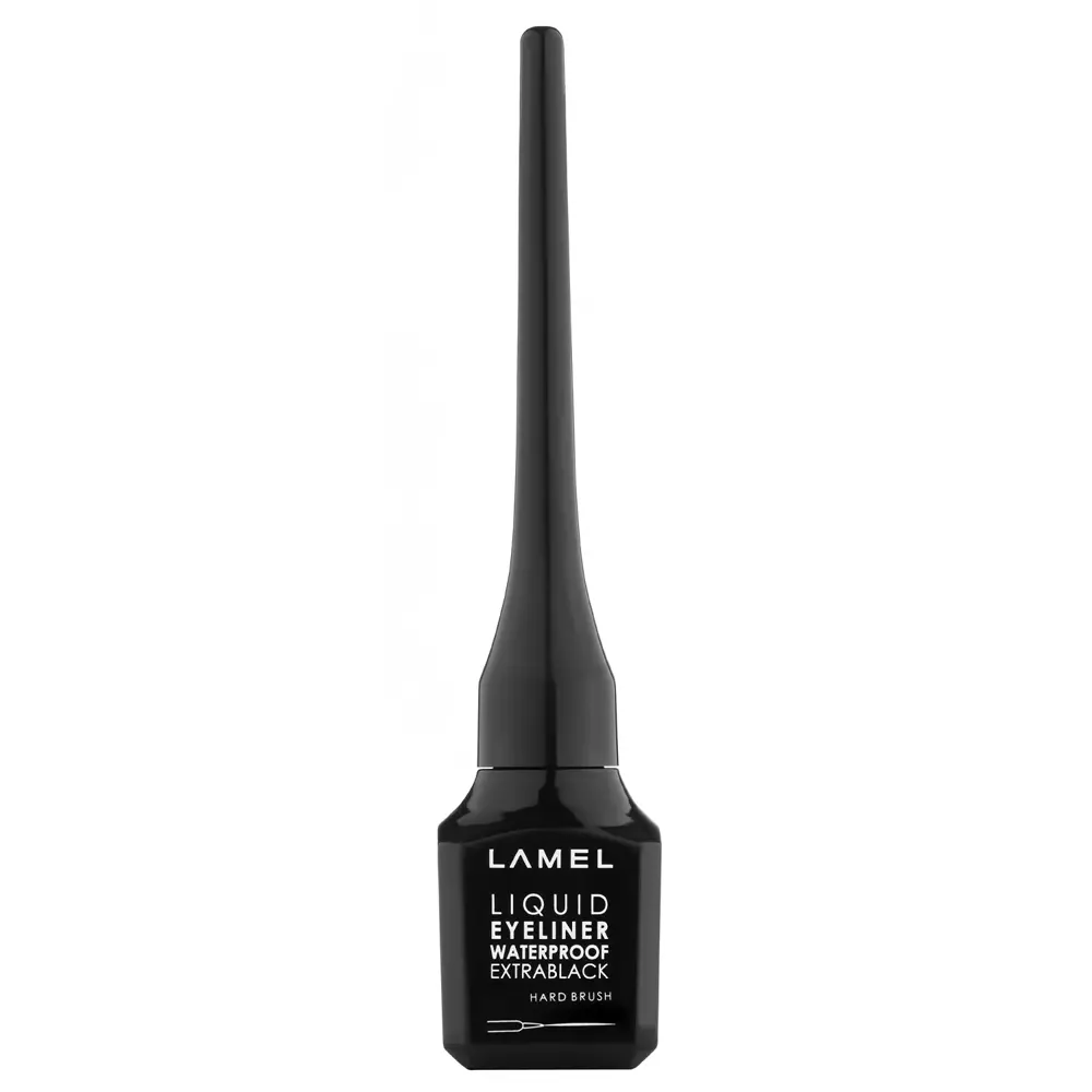 Lamel - Liquid Eyeliner with Hard Brush - Eyeliner mit hartem Pinsel - 01 Extra Black - 3.5ml