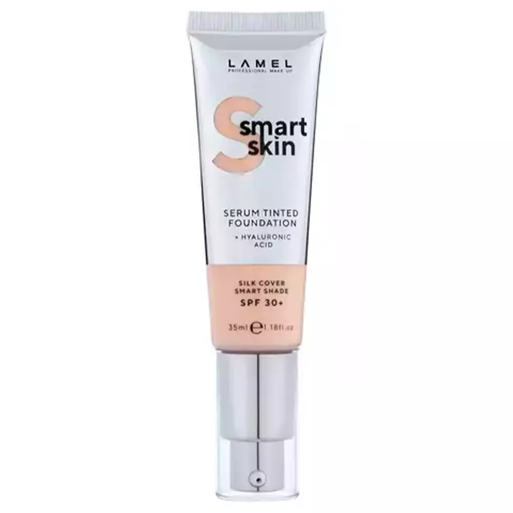 Lamel - Smart Skin Serum Tinted Foundation SPF30+ - Feuchtigkeitsspendende Foundation für das Gesicht  - 401 - 35ml