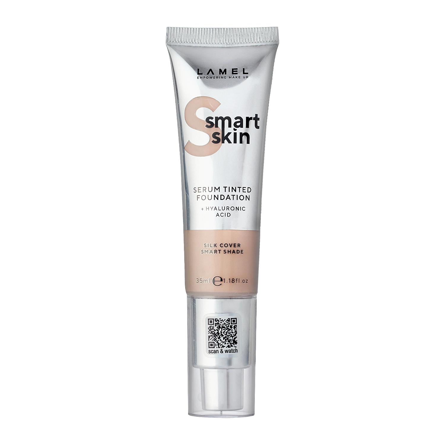 Lamel - Smart Skin Serum Tinted Foundation SPF30+ -Feuchtigkeitsspendende Foundation für das Gesicht - 402 - 35ml