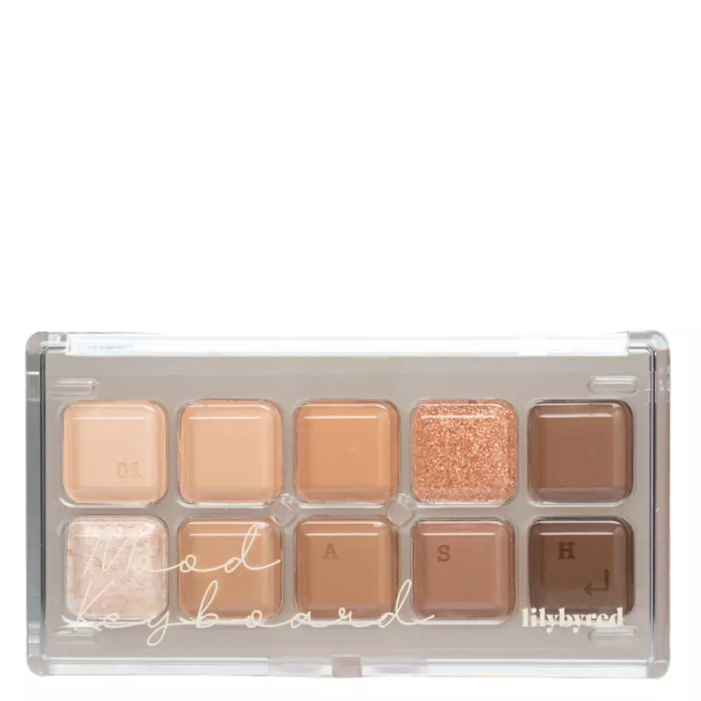 Lilybyred - Mood Keyboard - Lidschatten-Palette - 01 Ash Cinnamon - 10,5g