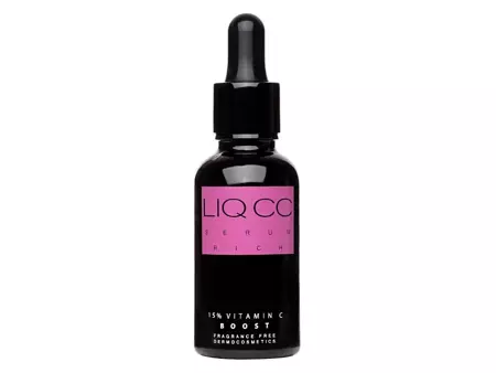 Liqpharm - LIQ CC Serum Rich 15% Vitamin C BOOST - Reichhaltiges Serum mit 15% Vitamin C- 30ml