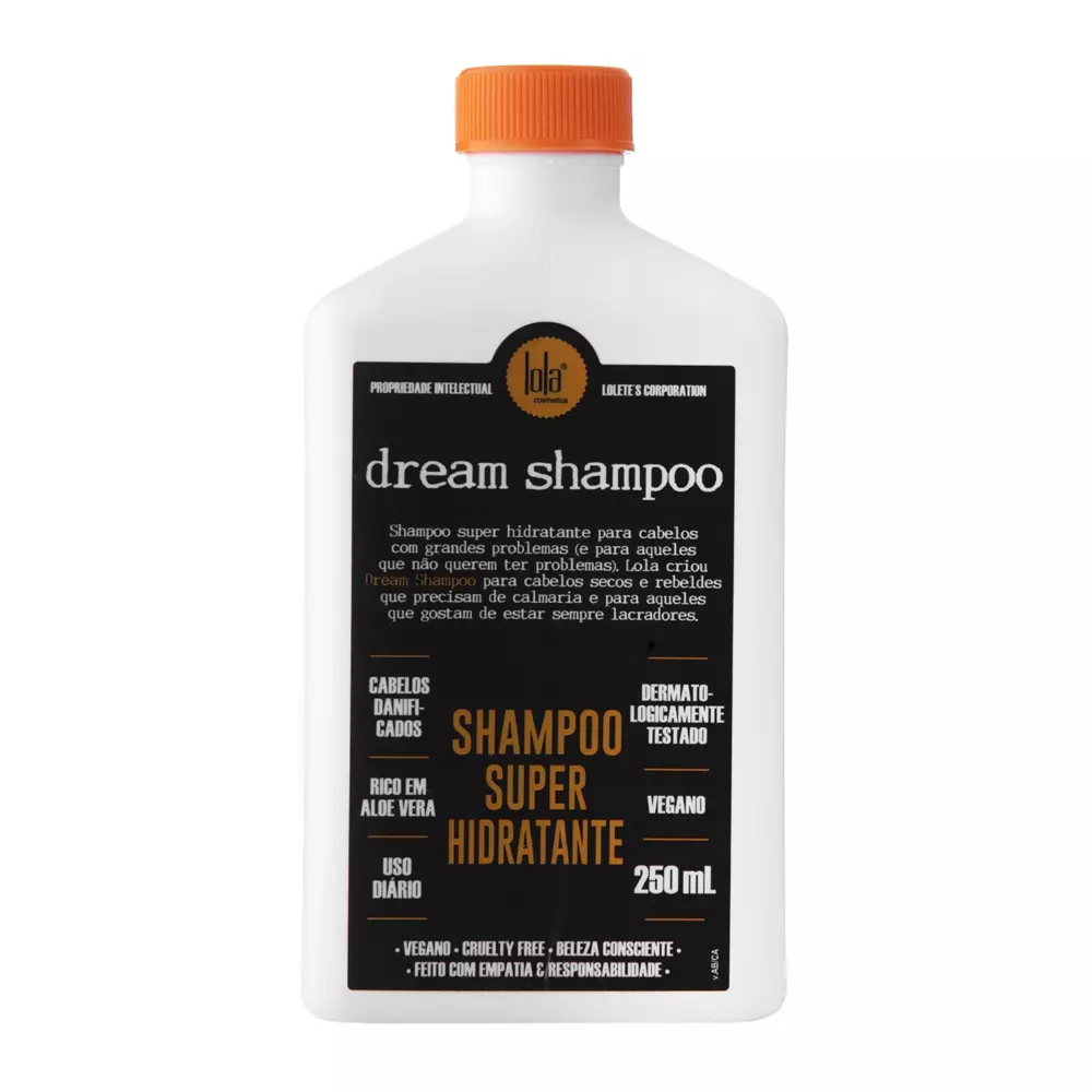 Lola Cosmetics - Dream Shampoo - Super Moisturizing Shampoo - Feuchtigkeitsspendendes Shampoo - 250ml