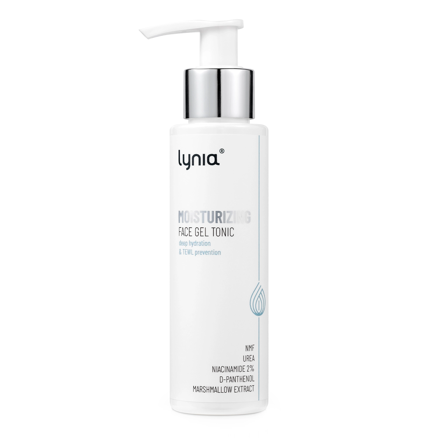 Lynia - Feuchtigkeitsspendendes Gesichtswasser-Gel mit Harnstoff, NMF und Althaea- 100ml