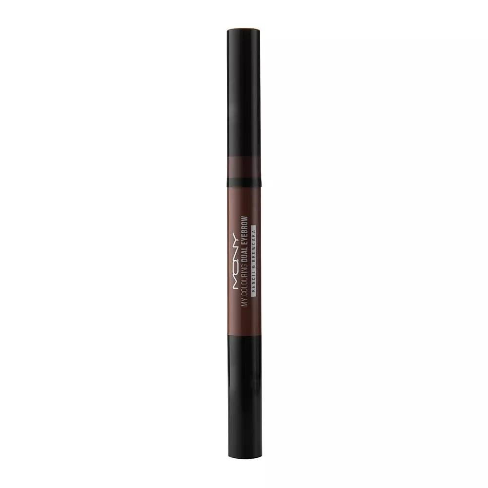 Macqueen - Colouring Dual Eyebrow Pencil&Browcara - Augenbrauenstift mit Mascara - 02 Natural Brown - 0.1g+2g