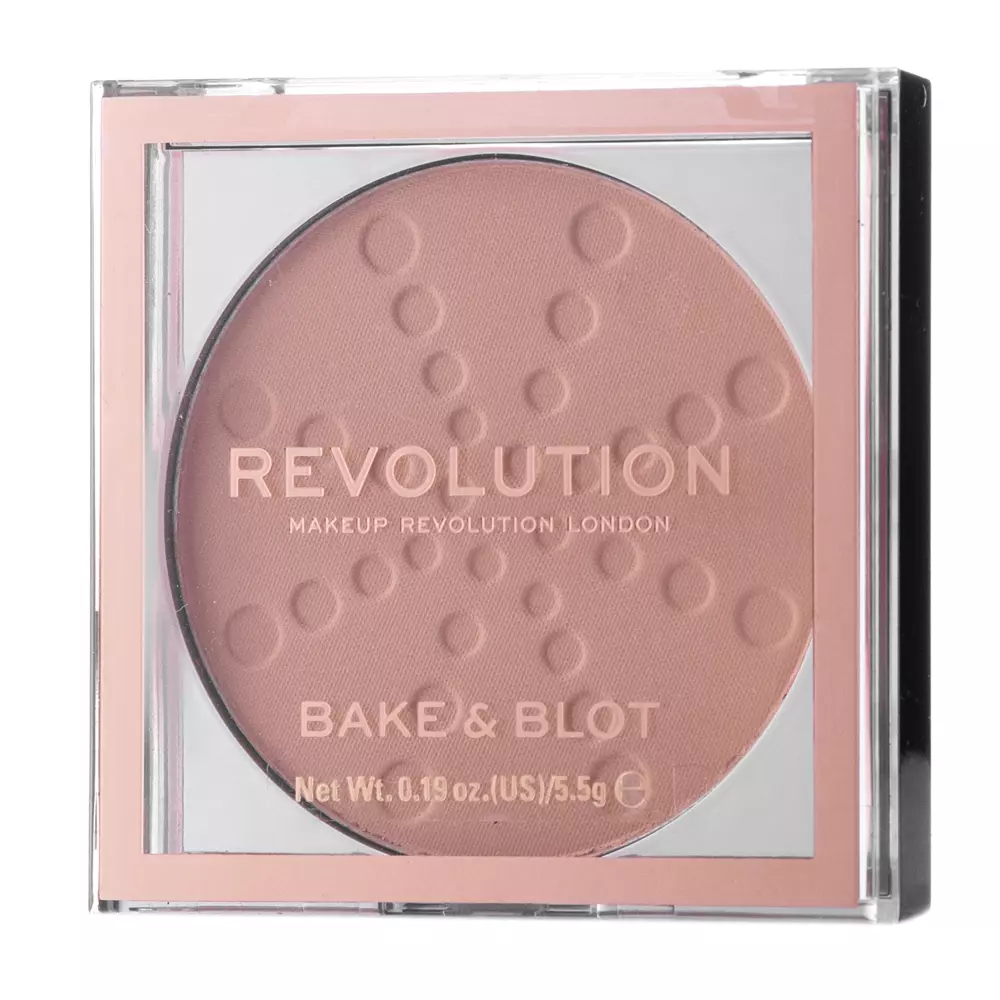 Makeup Revolution - Bake & Blot - Mattierender Kompaktpuder - Beige - 5.5g