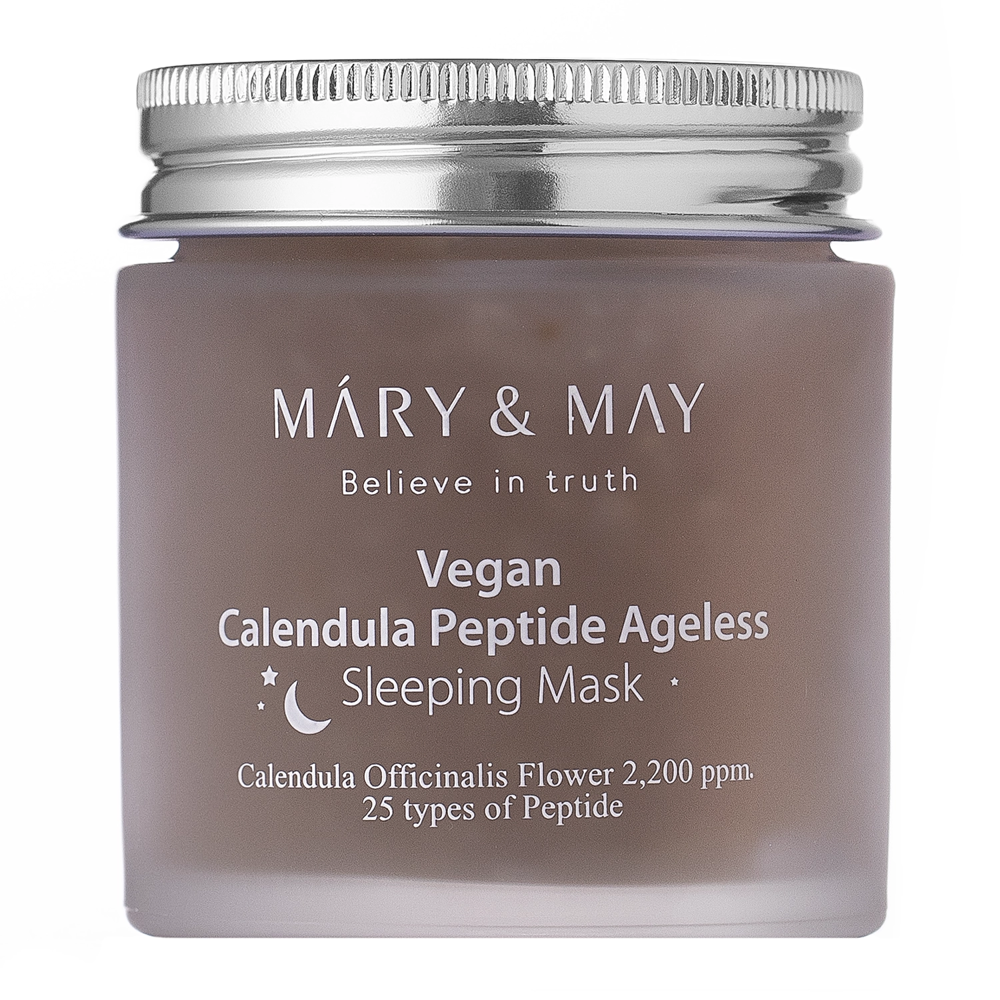 Mary&May - Calendula Peptide Ageless Sleeping Mask - Lindernde und straffende Nachtmaske - 110g