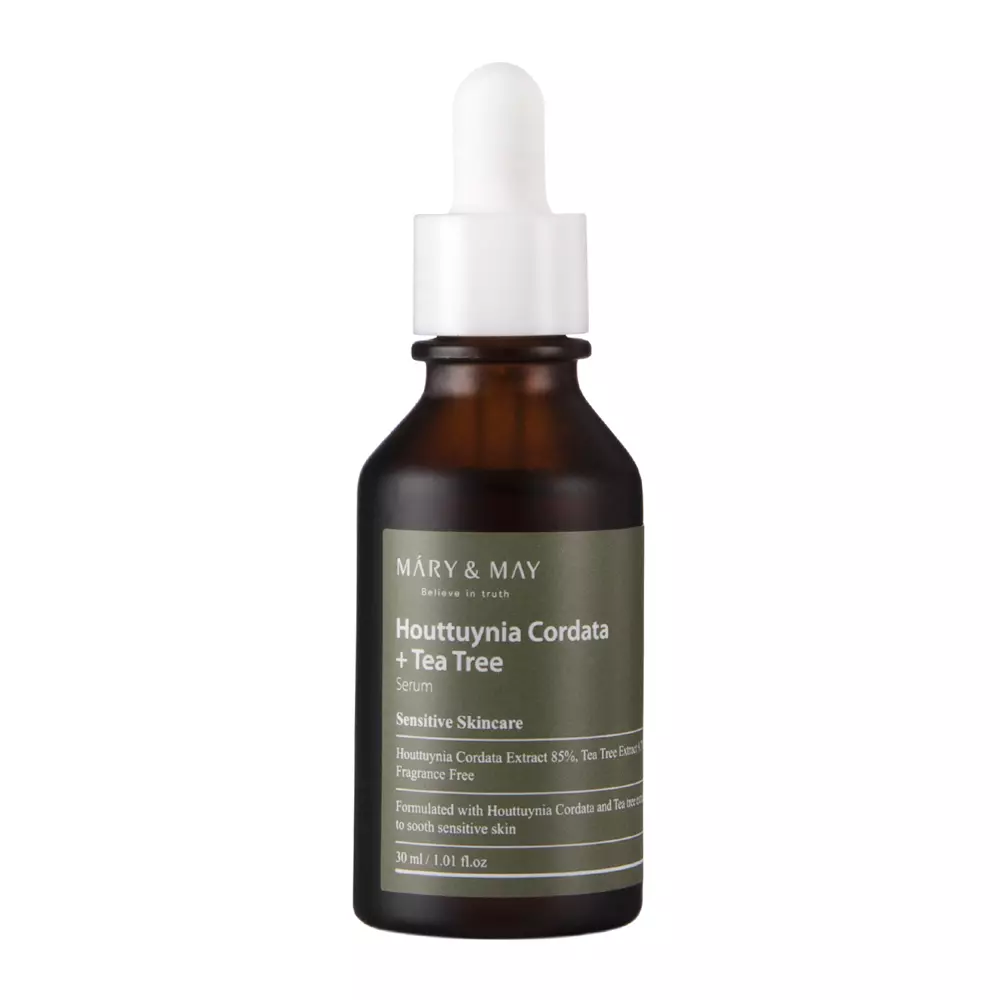 Mary&May - Houttuynia Cordata and Tea Tree Serum - Anti-Akne Serum mit Pflanzenextrakten - 30ml