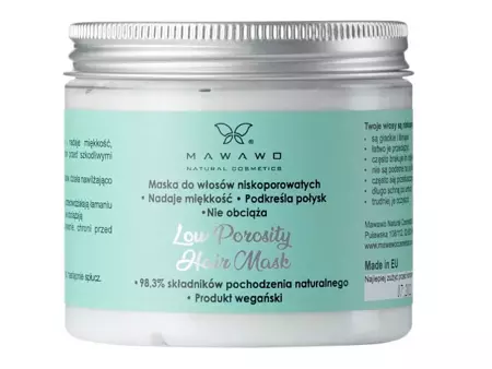 Mawawo - Low Porosity Hair Mask - Maske für Haare mit geringer Porosität - 200ml