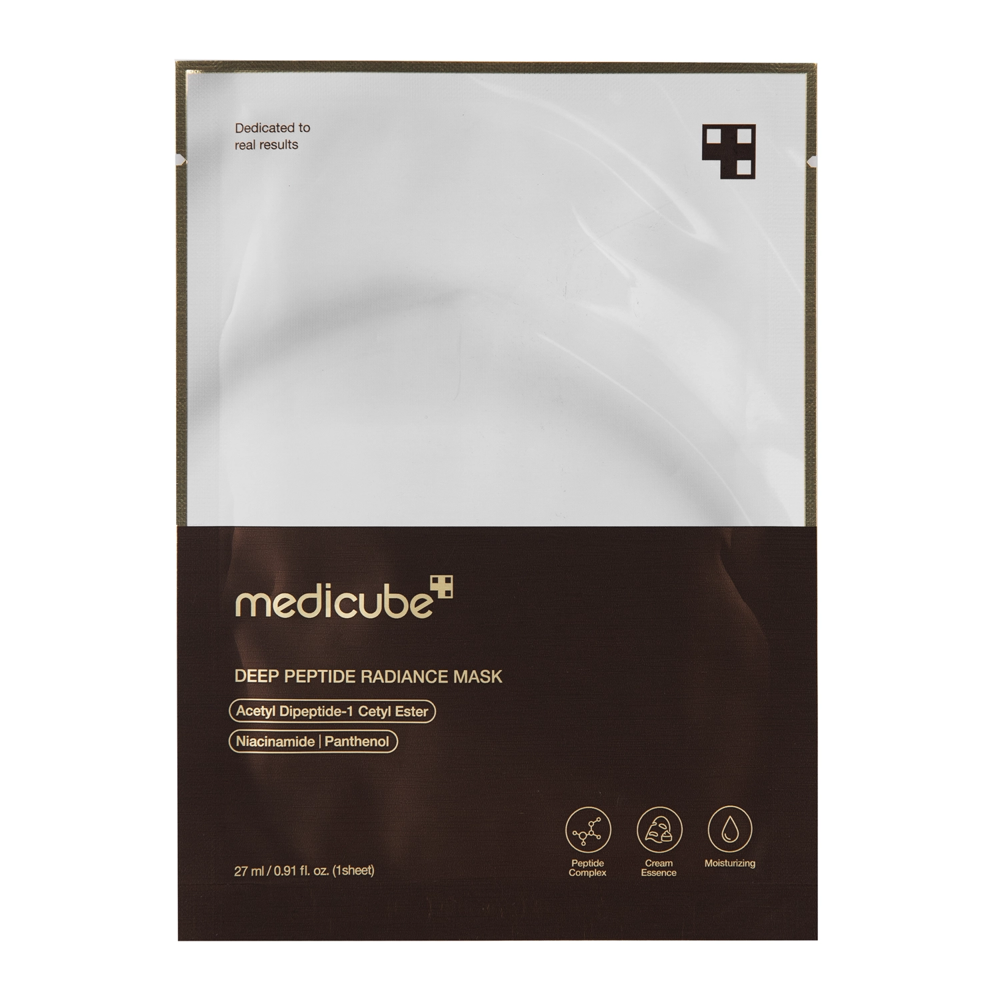 Medicube - Deep Peptide Mask - Aufhellende Gesichtsmaske mit Peptiden - 1 Stück/27ml