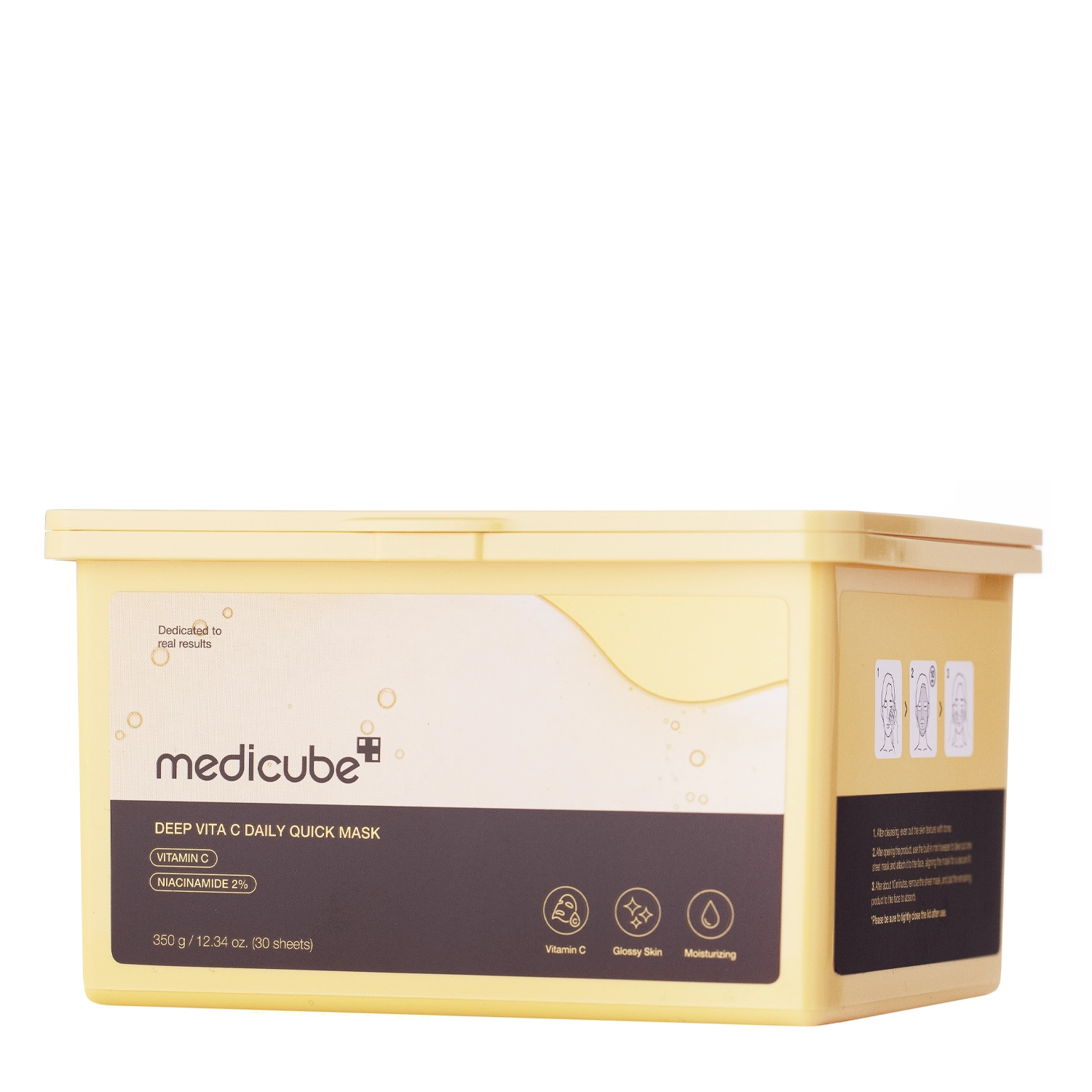 Medicube - Deep Vita C Daily Quick Mask - Set mit aufhellenden Tuchmasken - 30pcs/300g