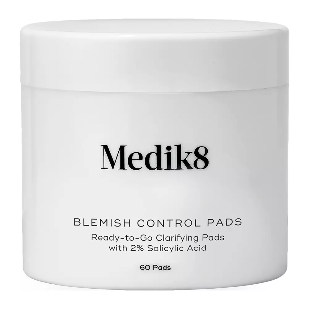 Medik8 - Blemish Control Pads - Ready-to-Go Clarifying Pads - Alkoholfreie Peeling-Pads für problematische Haut - 60Stk.