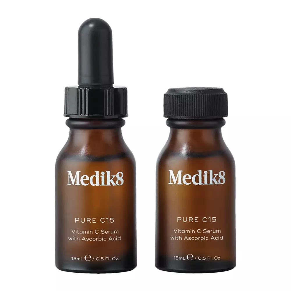 Medik8 - Pure C15 - Anti-Aging Tagesserum mit reinem Vitamin C - 2x15ml