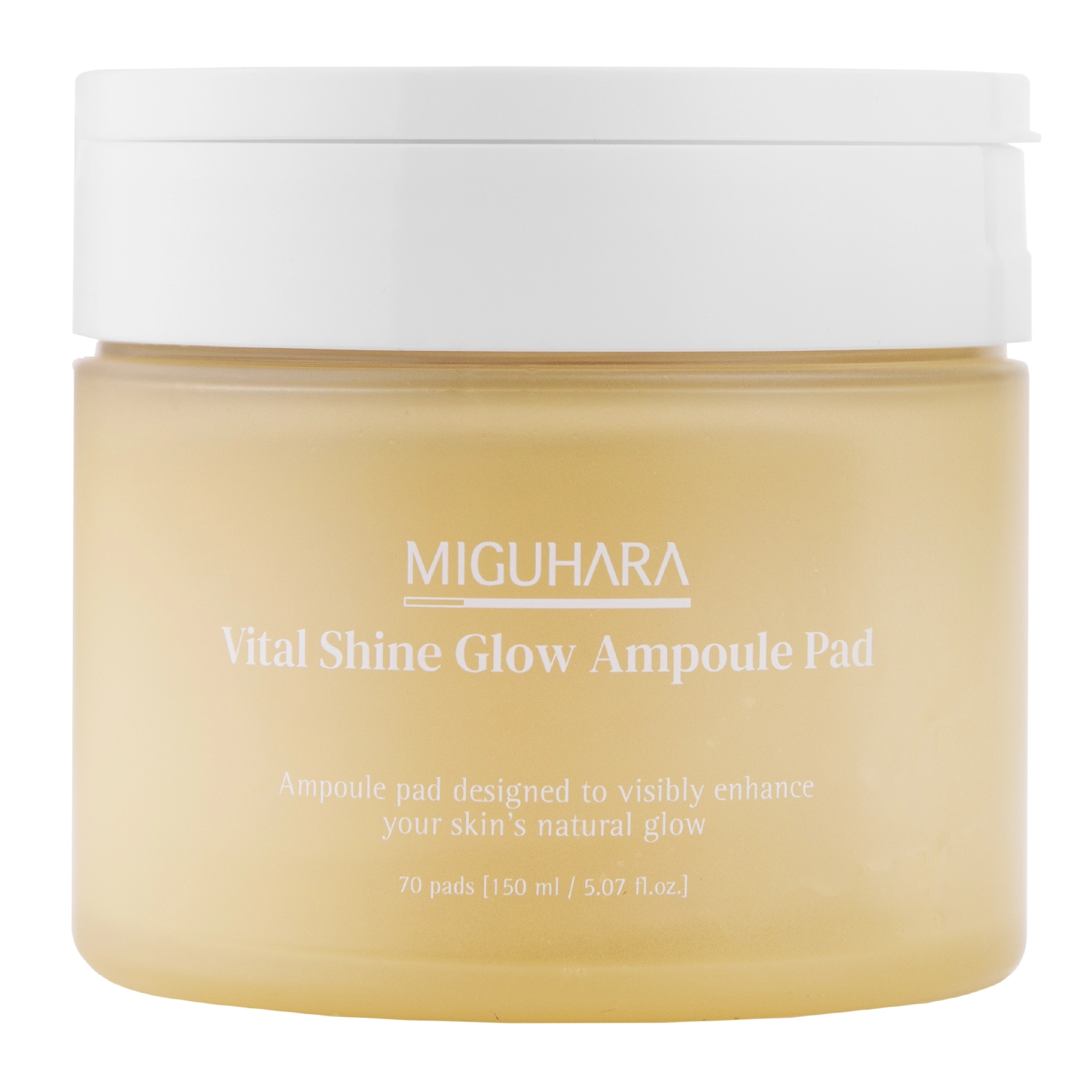 Miguhara - Vital Shine Glow Ampoule Pad - Aufhellende Gesichtspads - 70Stk./150ml