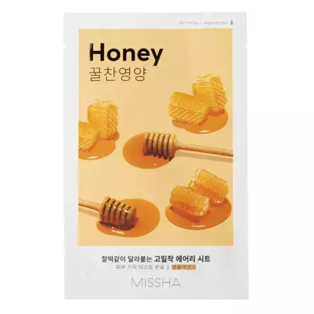 Missha - Airy Fit Sheet Mask - Honey  - Regenerierende Tuchmaske - 19g