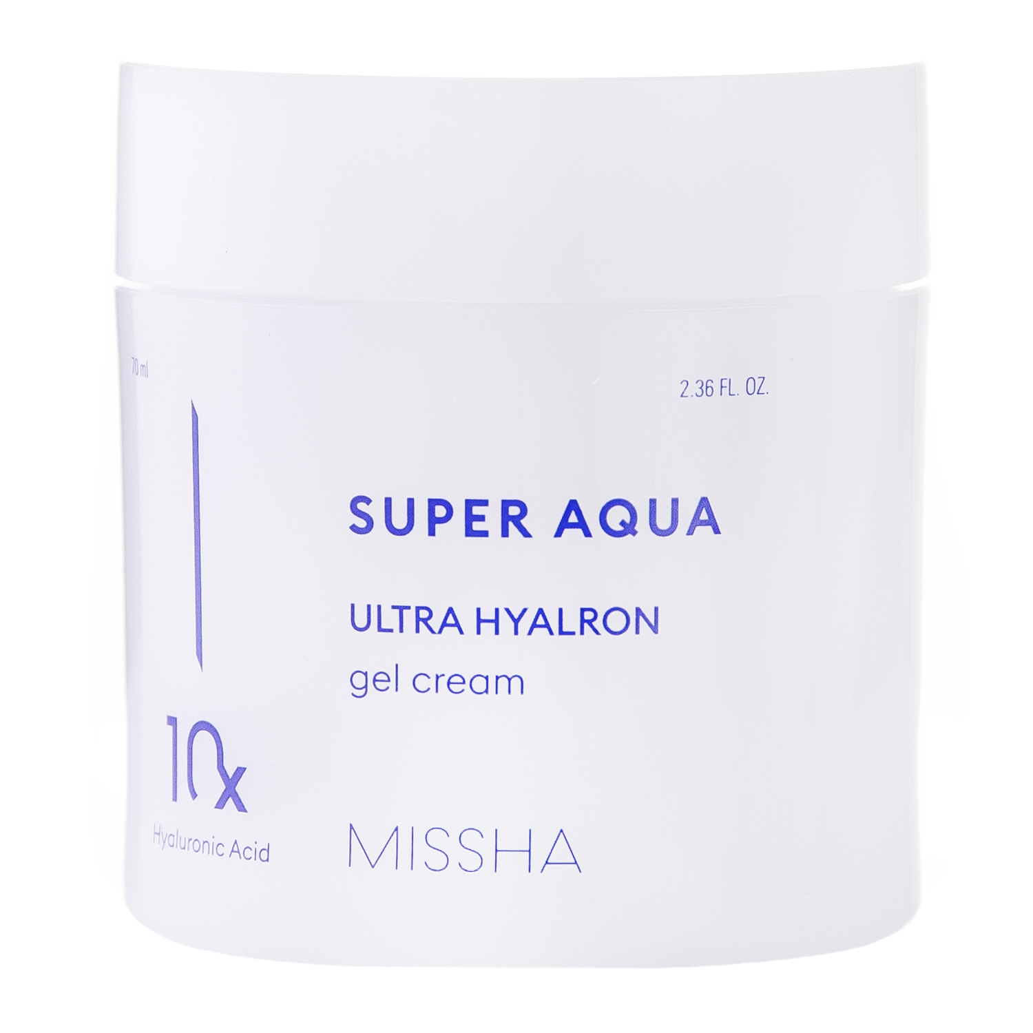 Missha - Super Aqua Ultra Hyalron Gel Cream - Feuchtigkeitsspendende Gesichtscreme - 70ml