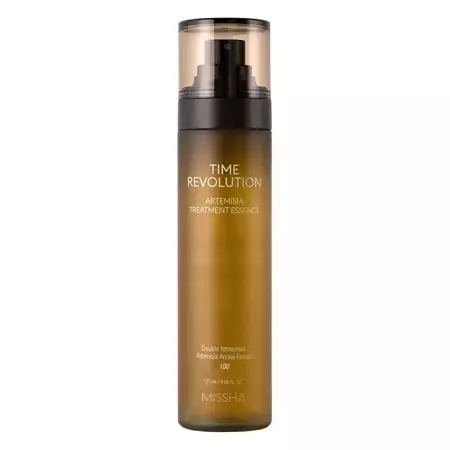 Missha - Time Revolution Artemisia Treatment Essence - Mist Type - Stärkende und feuchtigkeitsspendende Gesichtsessenz - 120ml