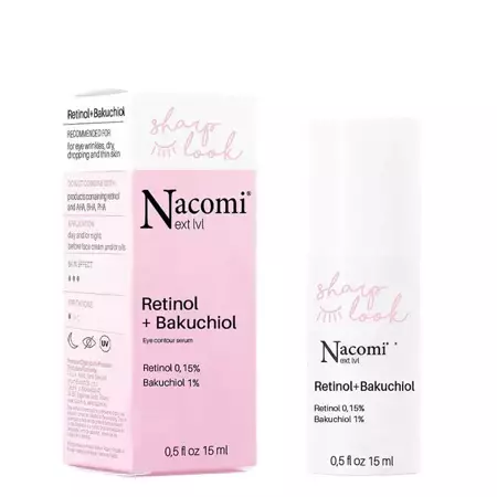 Nacomi - Anti-Falten Augenserum mit Retinol und Bacchus - 15ml