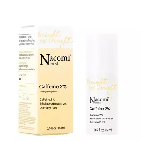 Nacomi - Aufhellendes Augenserum mit Koffein 2%  - 15ml