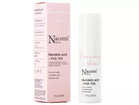 Nacomi - Next Level - Mandelic Acid + PHA 10%- Peeling-Serum mit Mandelsäure und PHA 10% - 30ml