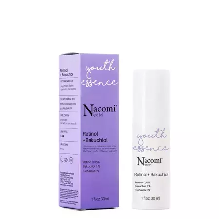 Nacomi - Next Level - Retinol 0,35% + Bacchiol 1% - Anti-Aging Serum mit Retinol und Bacchiol - 30ml