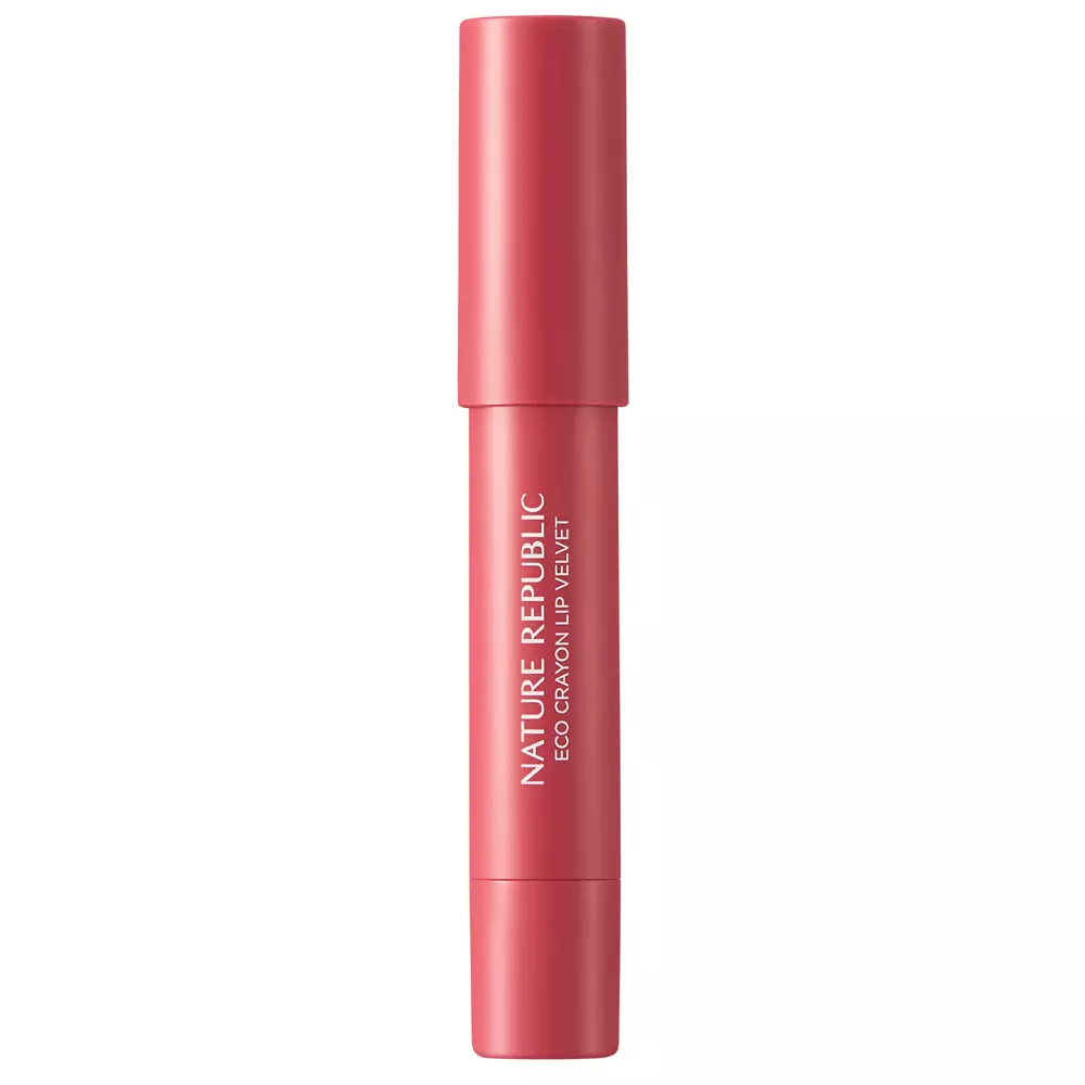 Nature Republic - By Flower Eco Crayon Lip Velvet - Lippenstift - 03 Hibiskus - 2,8g