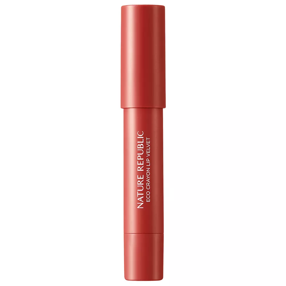 Nature Republic - By Flower Eco Crayon Lip Velvet - Lippenstift - 04 Chilli Red - 2.8g