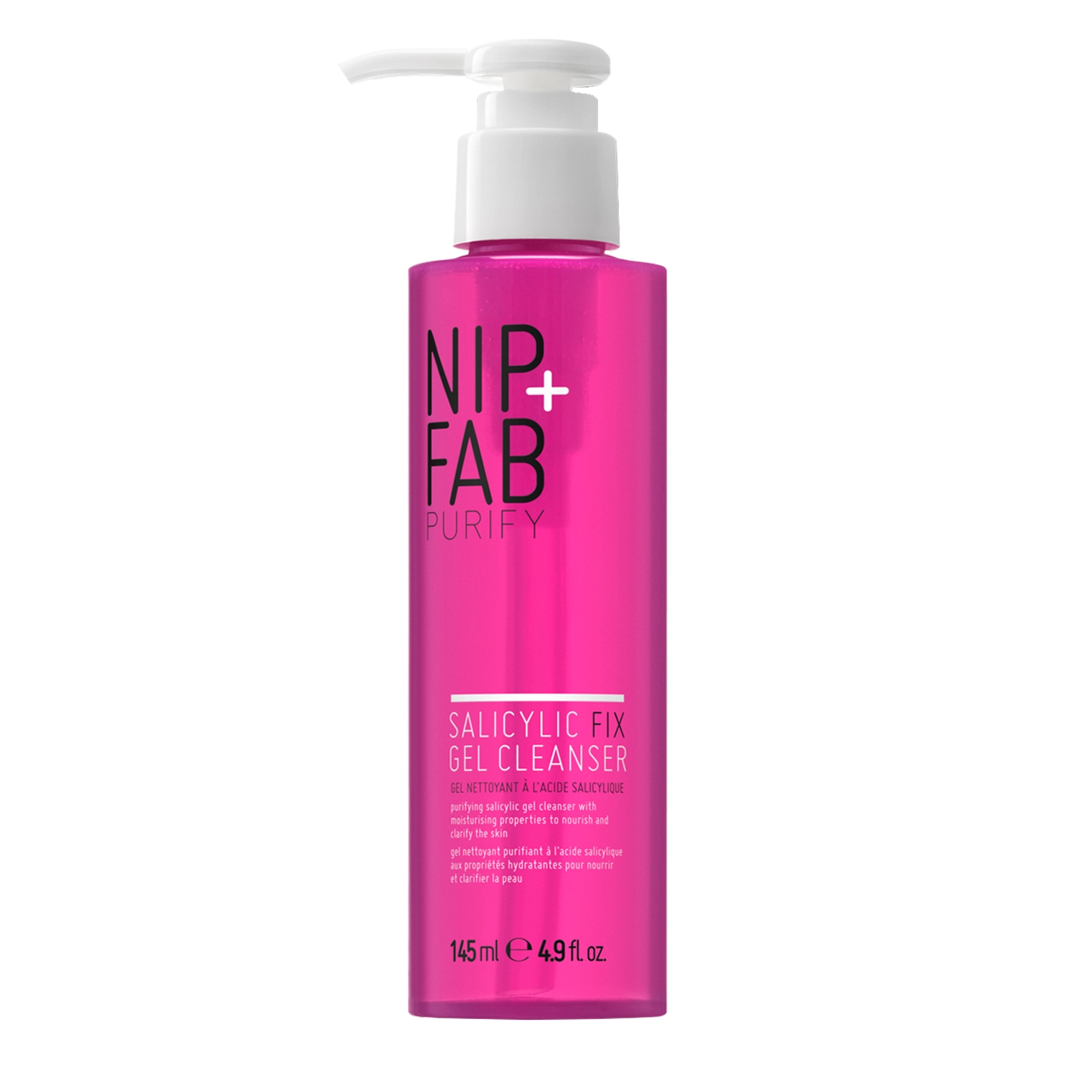 Nip+Fab - Salicylic Fix Gel Cleanser - Gesichtsreinigung mit Salicylsäure - 145ml