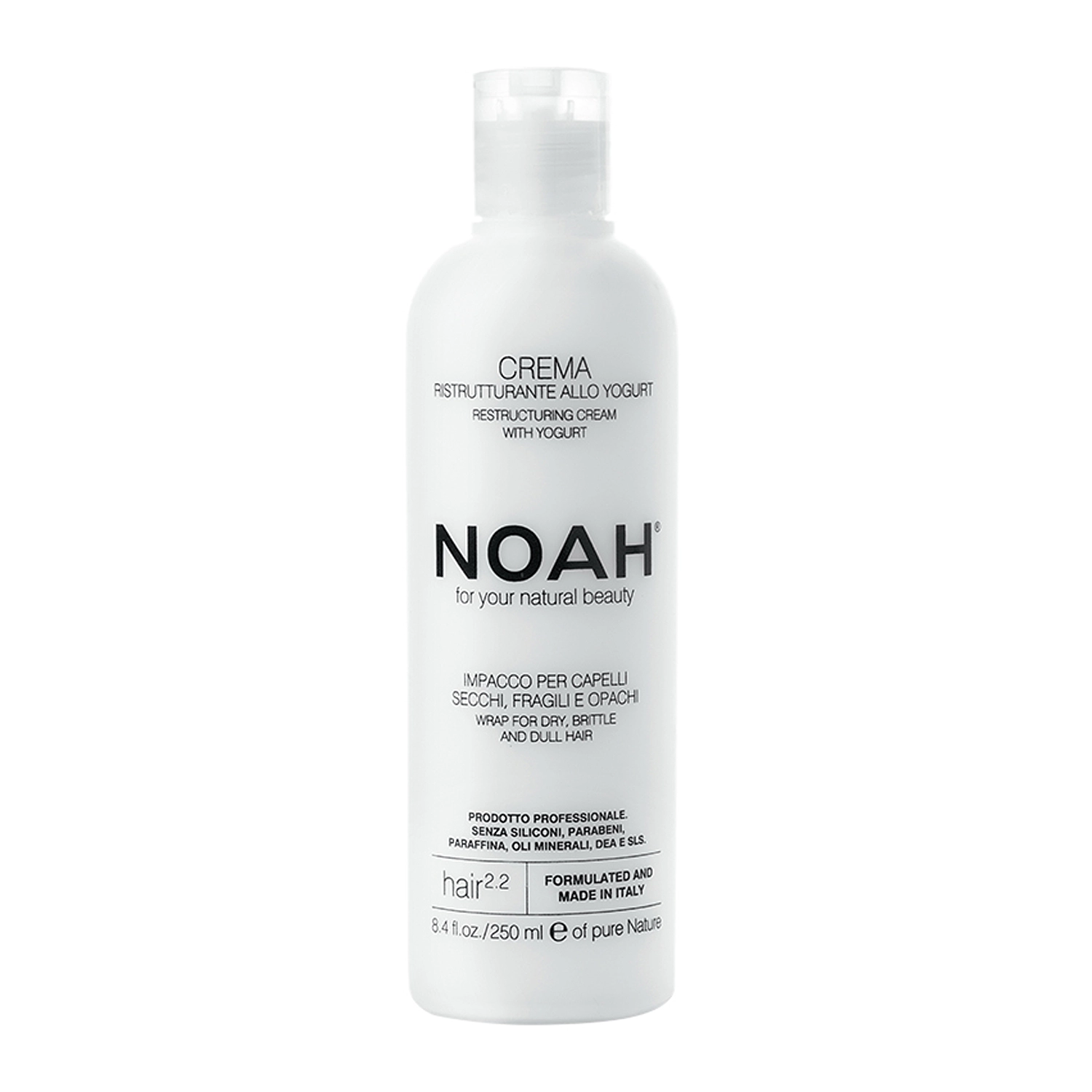 Noah - Restructuring Cream with Yogurt - Aufbauende Creme für trockenes und geschädigtes Haar - 250ml